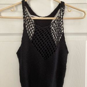 Urban Outfitters Cage Neck Crop Tank Top